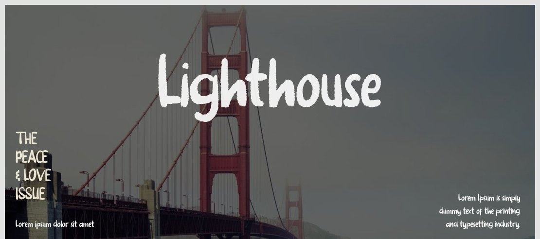 Lighthouse Font