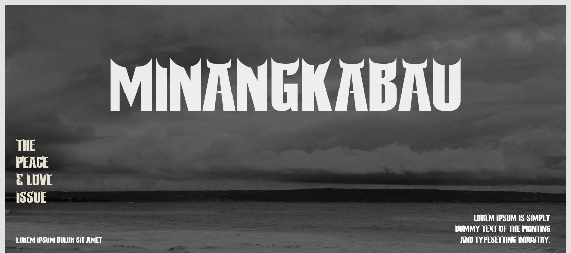 Minangkabau Font