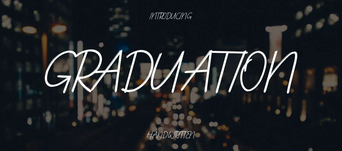 Graduation Font