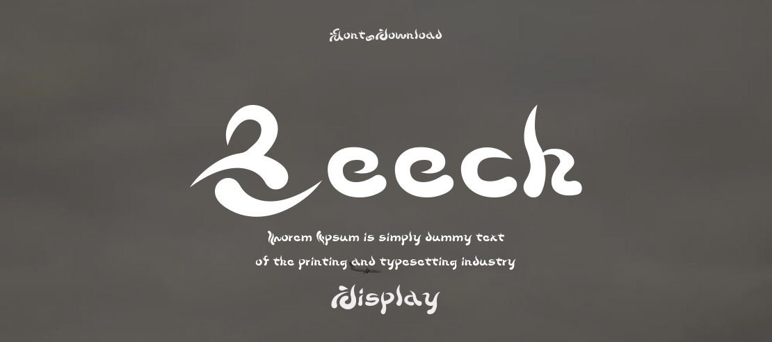 Beech Font
