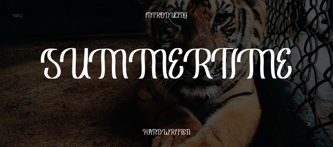 Summertime Font