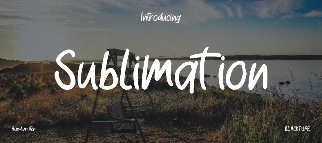 Sublimation Font