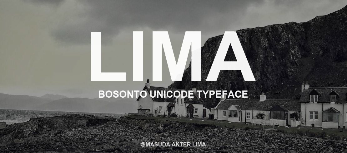 Lima Bosonto Unicode Font Family