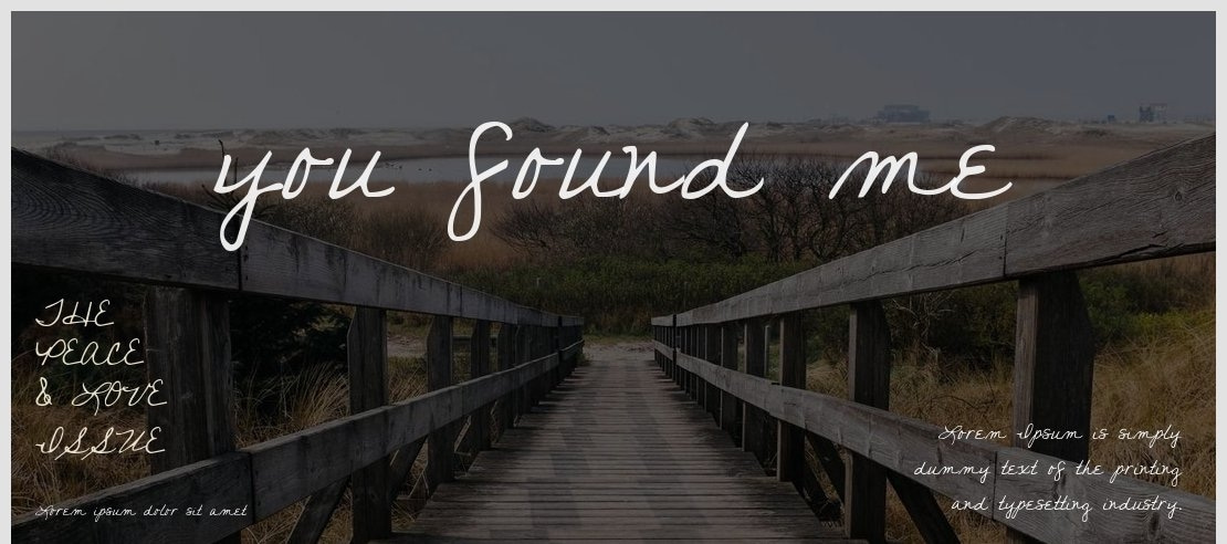 you found me Font