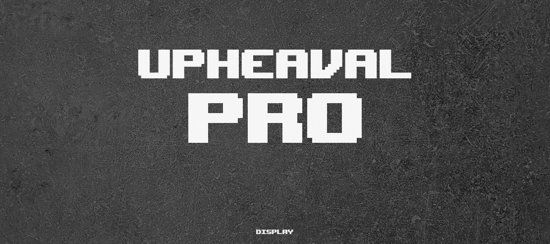 Upheaval Pro Font