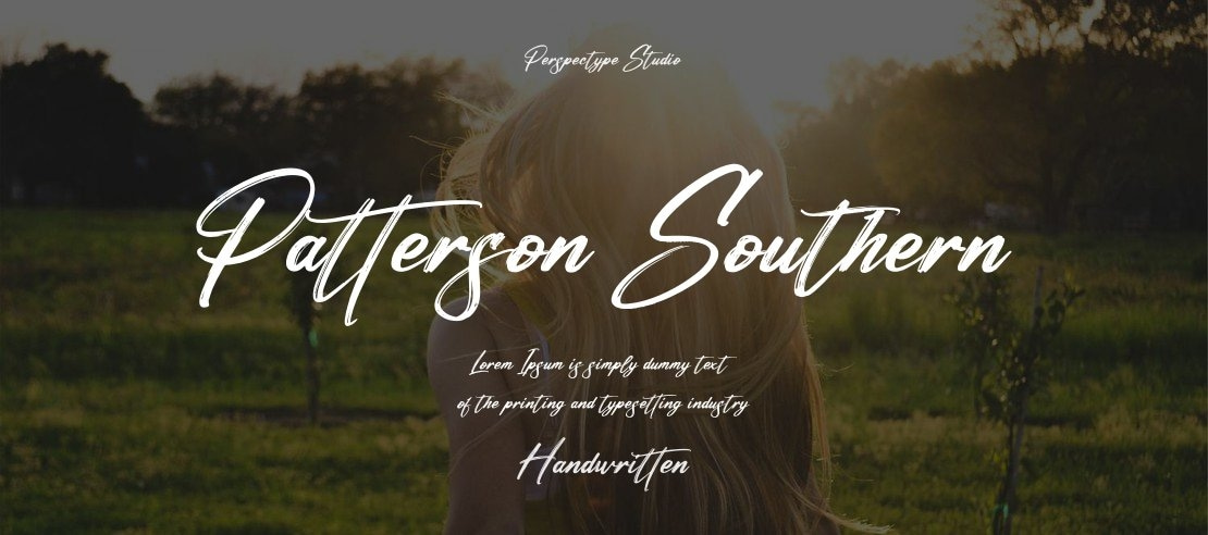 Patterson Southern Font