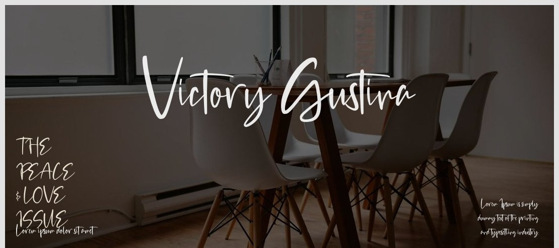 Victory Gustina Font