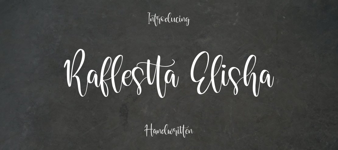 Raflestta Elisha Font