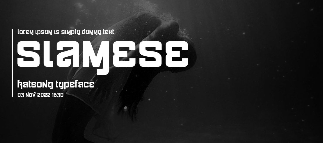 Siamese Katsong Font