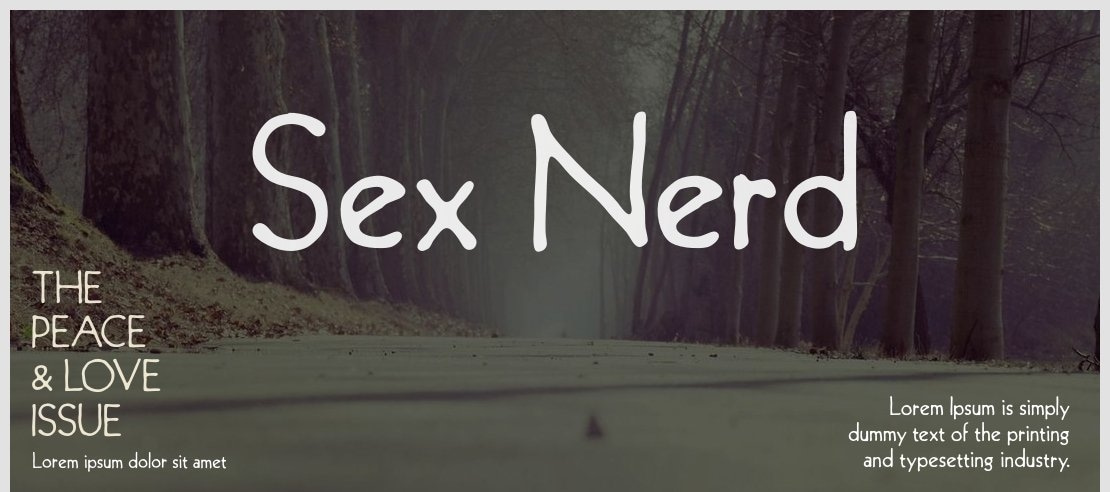 Sex Nerd Font