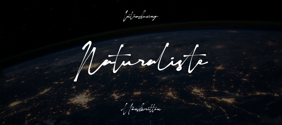 Naturaliste Font