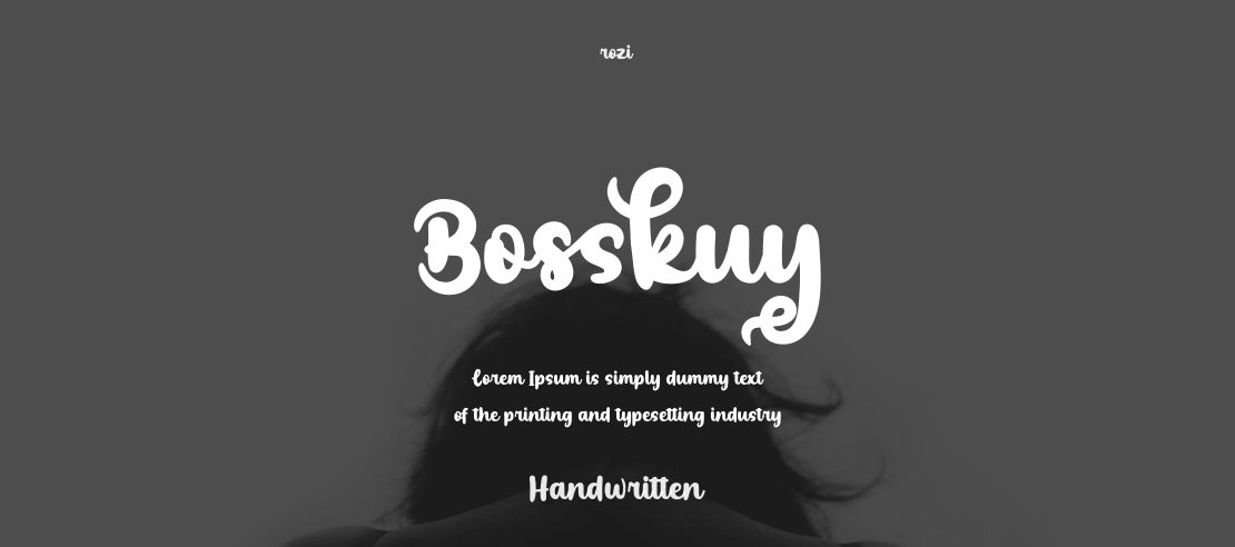 Bosskuy Font