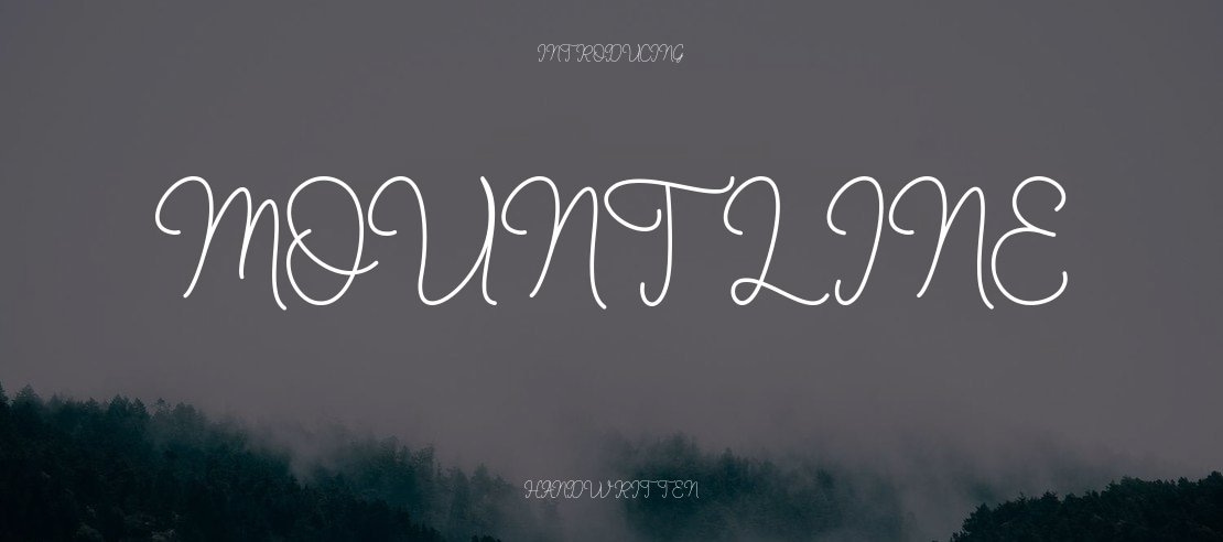 Mountline Font