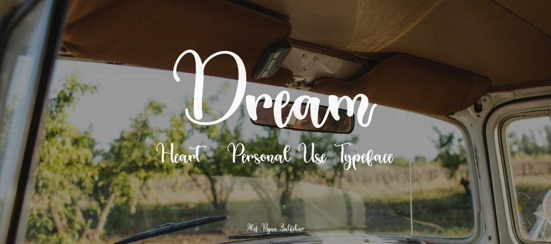 Dream Heart - Personal Use Font