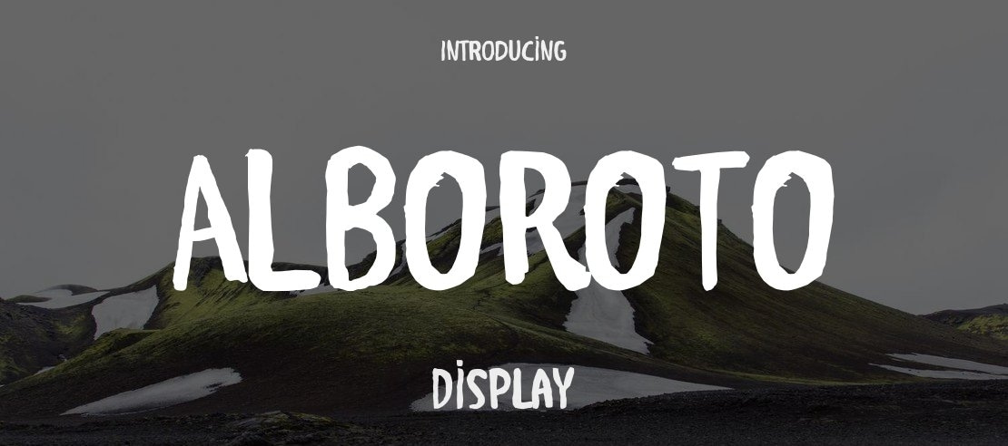 ALBOROTO Font