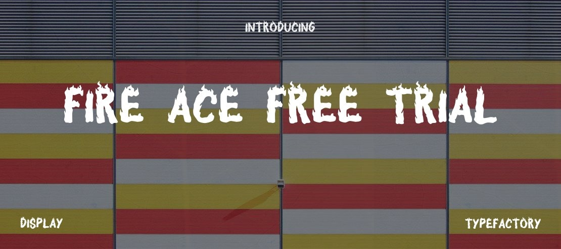 Fire Ace Free Trial Font