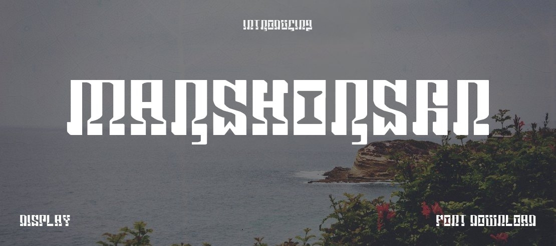 Marshorsbn Font