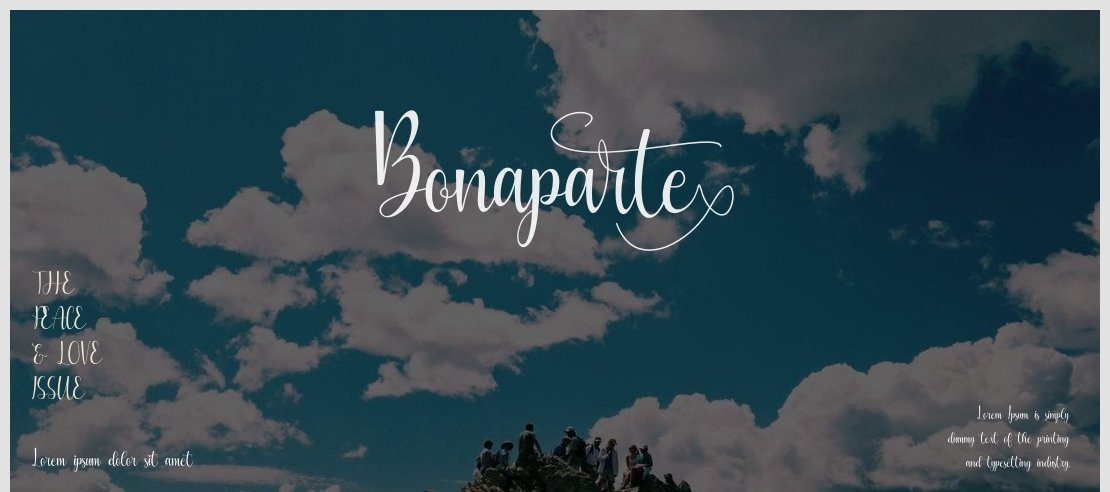 Bonaparte Font