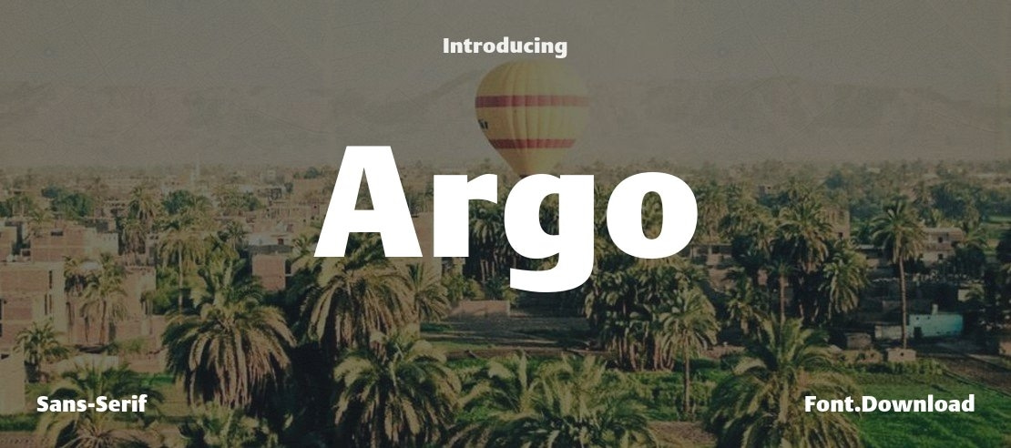 Argo Font Family