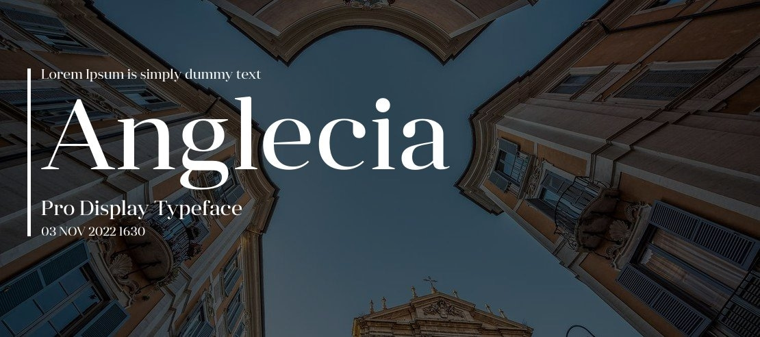 Anglecia Pro Display Font