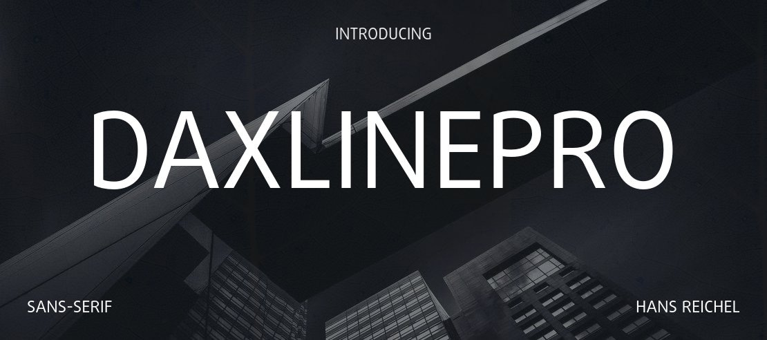 DaxlinePro Font Family
