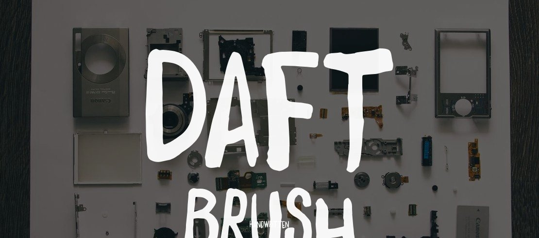 Daft Brush Font