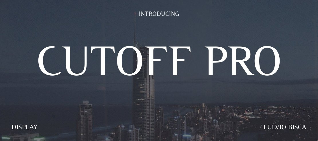 Cutoff Pro Font Family