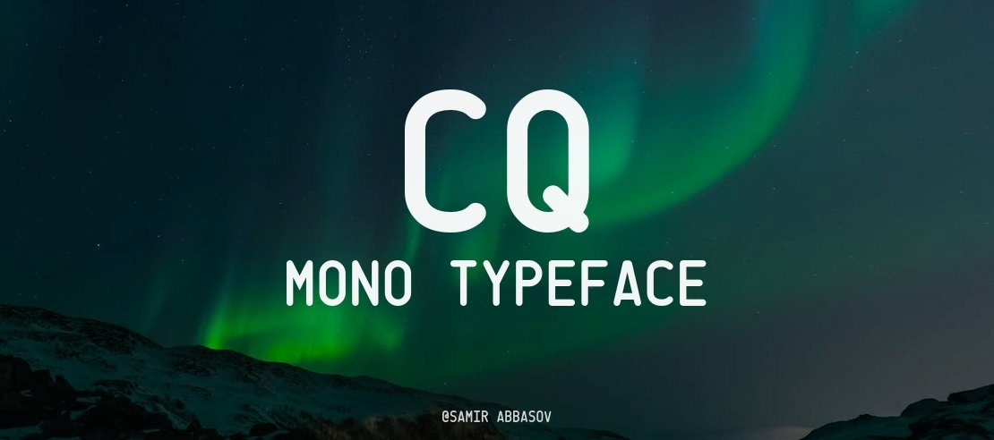 CQ Mono Font