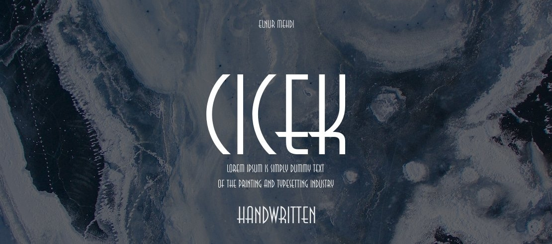 Cicek Font