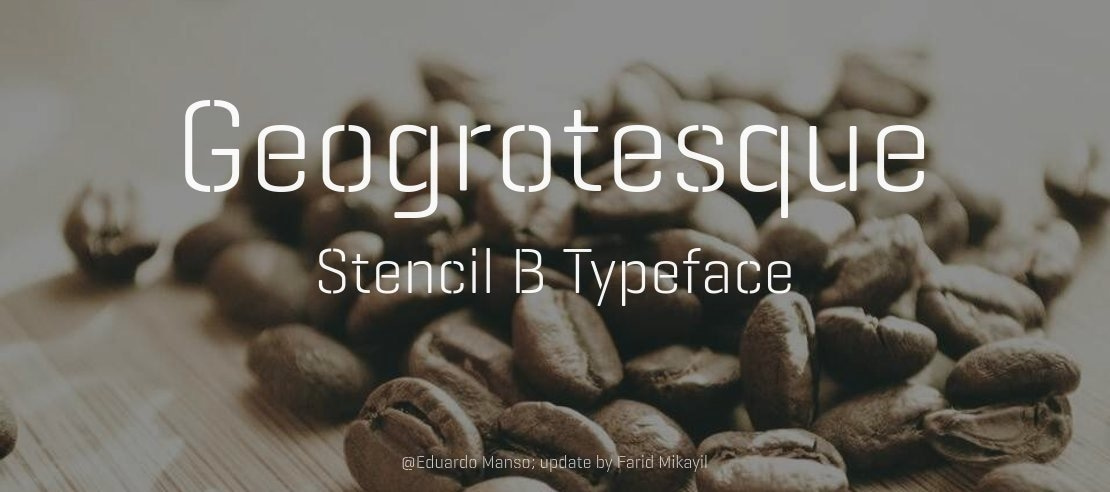 Geogrotesque Stencil B Font