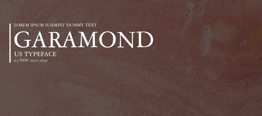 Garamond US Font Family