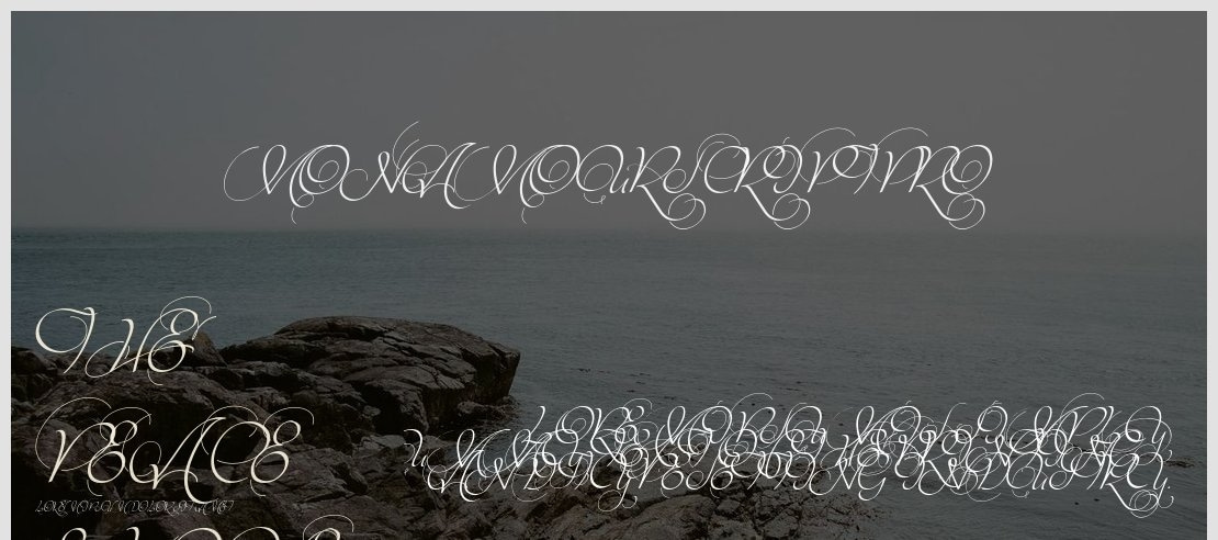 MonAmourScriptPro Font