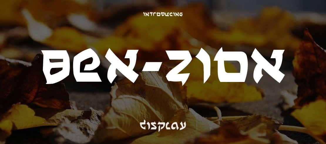 Ben-Zion Font Family