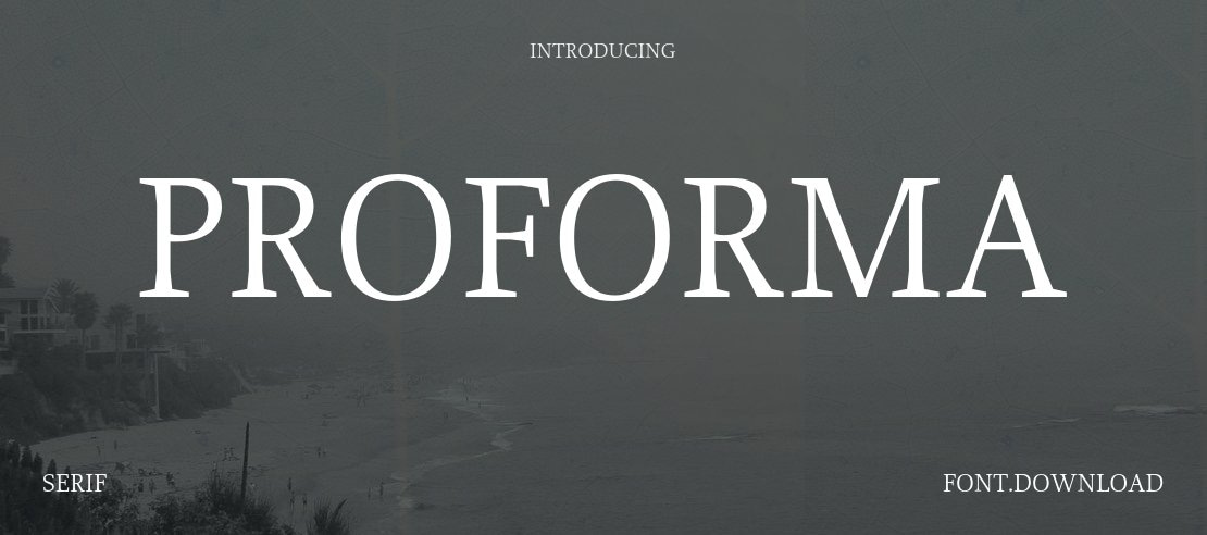 Proforma Font Family