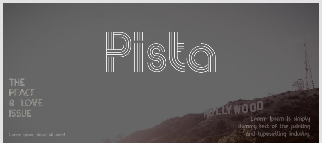 Pista Font