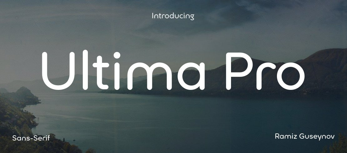 Ultima Pro Font Family