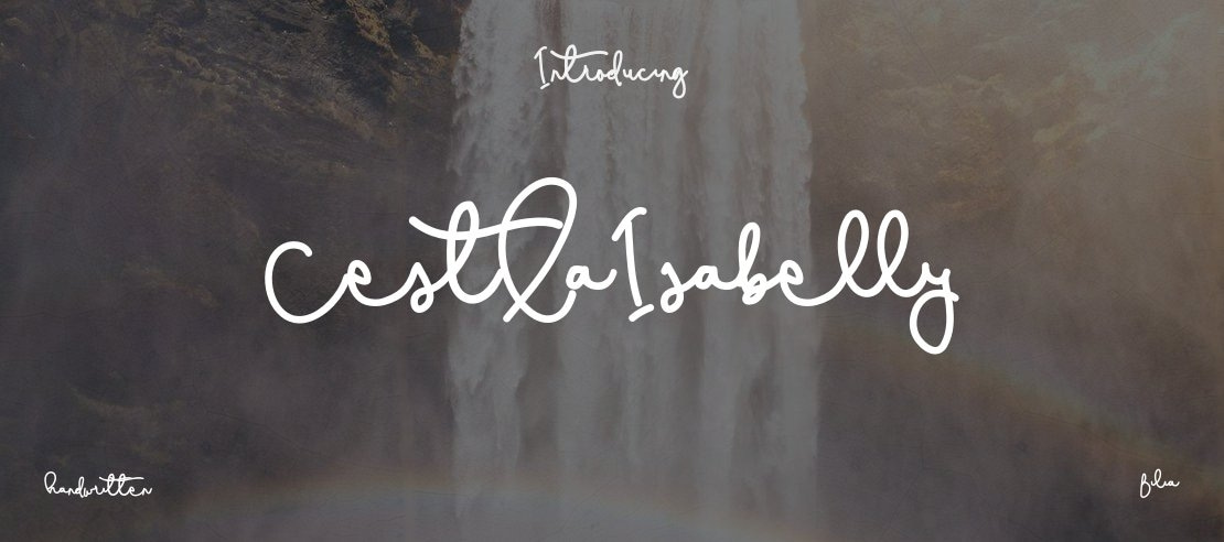 CestLaIsabelly Font