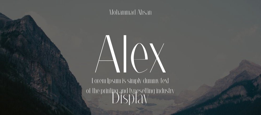 Alex Font