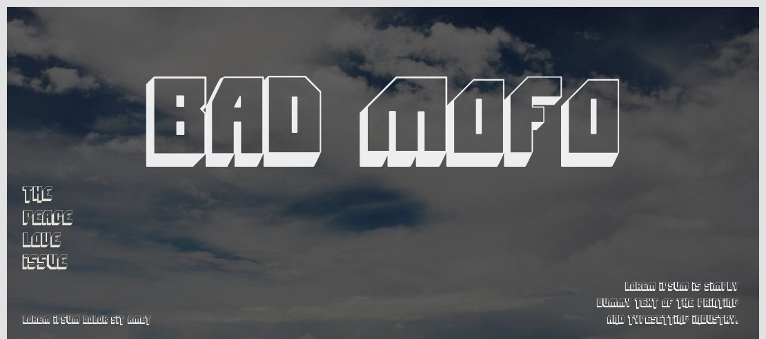 Bad Mofo Font