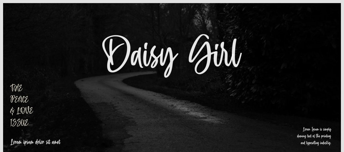 Daisy Girl Font