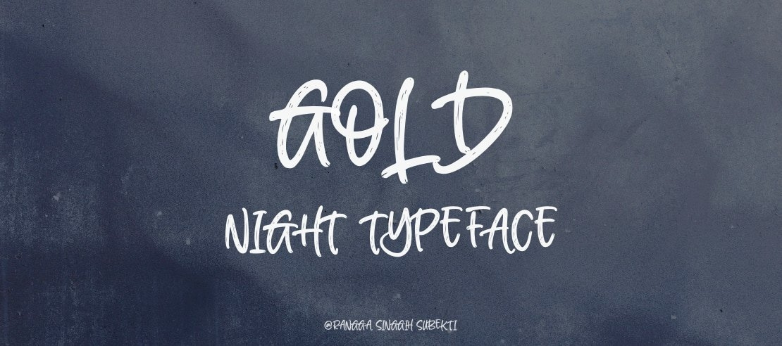 Gold Night Font