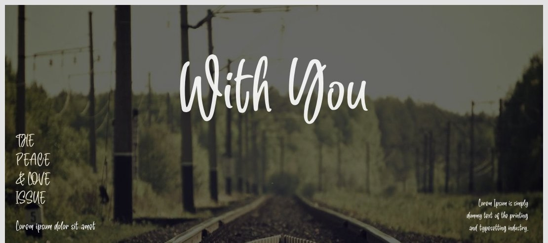 With You Font