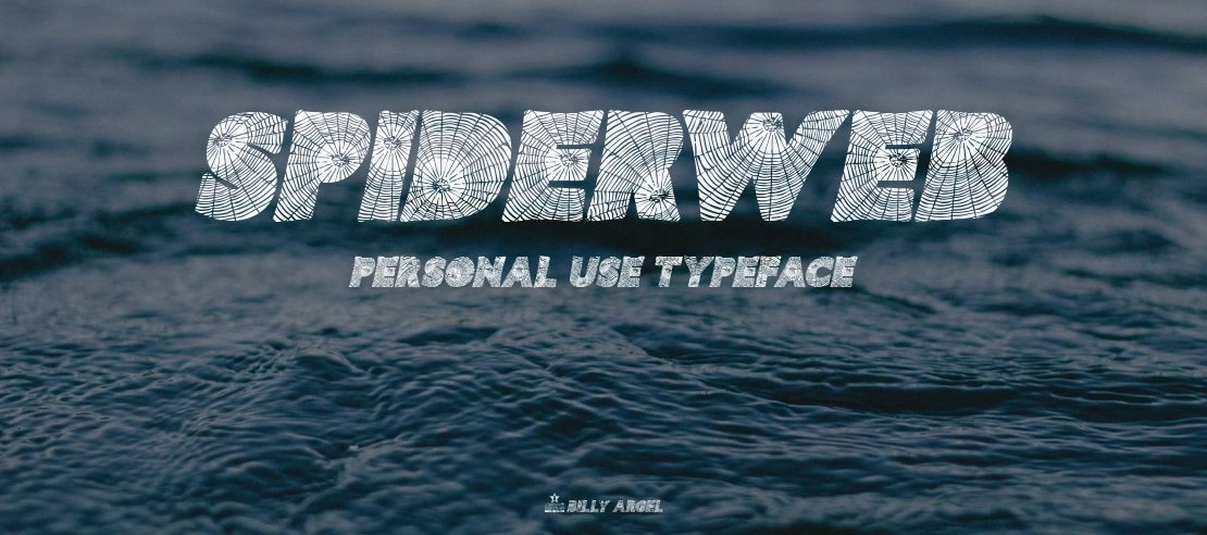 SPIDERWEB  PERSONAL USE Font