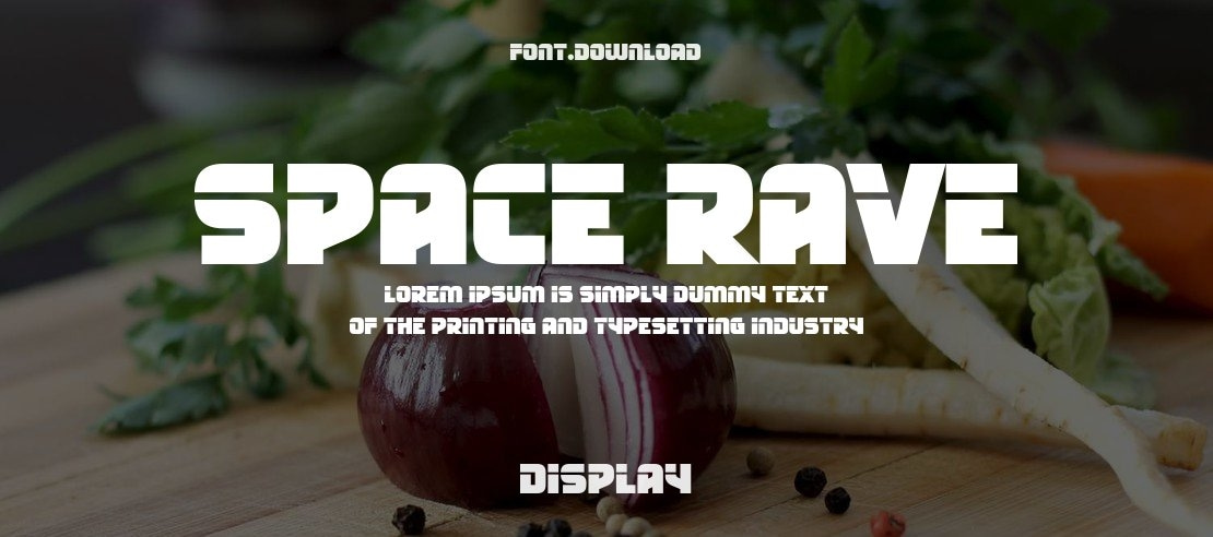 Space Rave Font Family