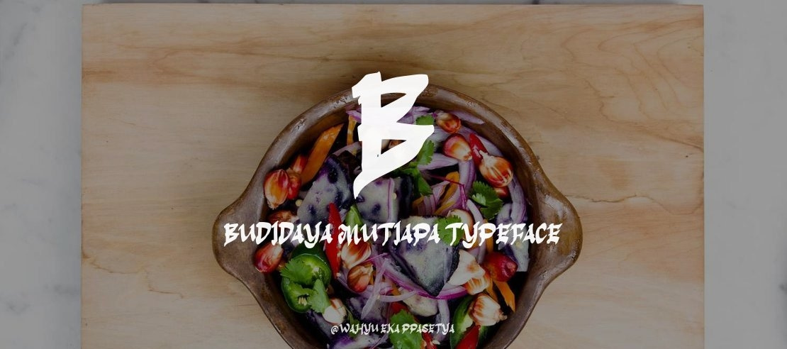 b Budidaya Mutiara Font