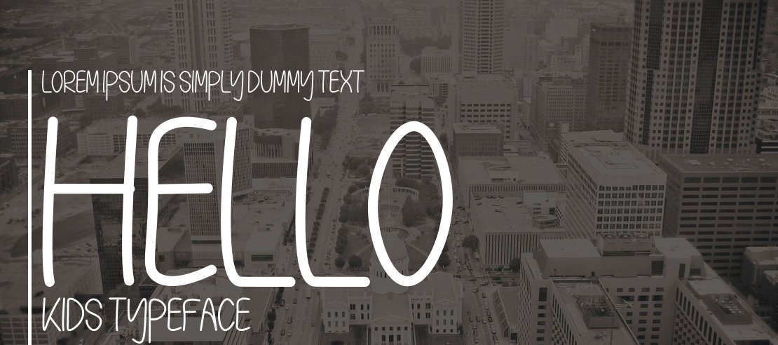 Hello Kids Font