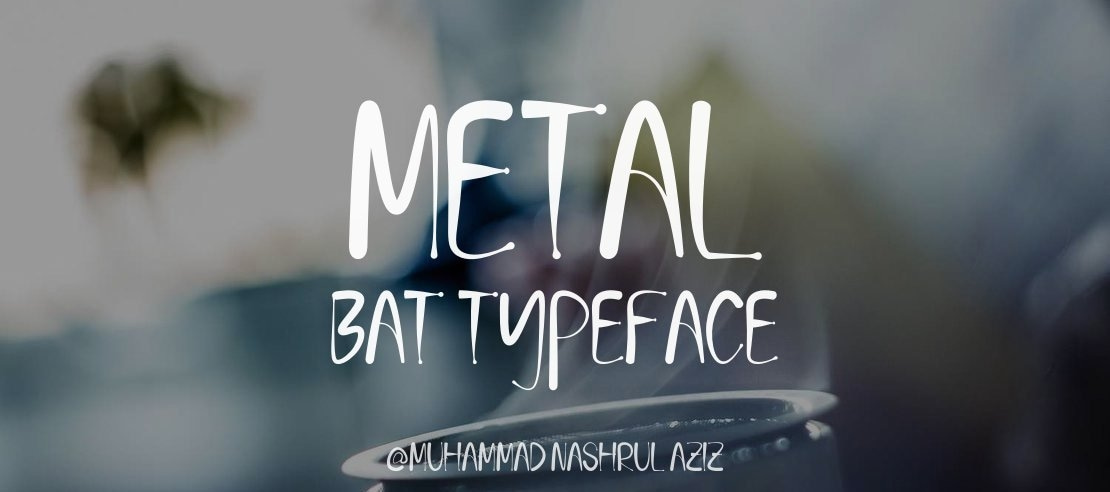 Metal Bat Font