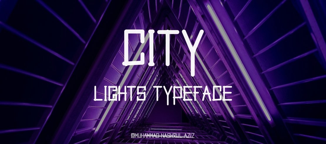 City Lights Font