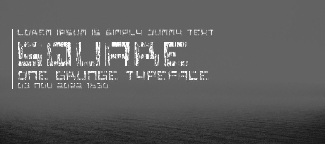 Square One Grunge Font