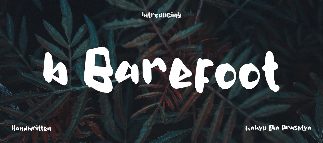 b Barefoot Font